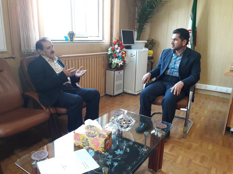 دیدار مدیرکل هواشناسی استان کردستان با فرماندار شهرستان سروآباد